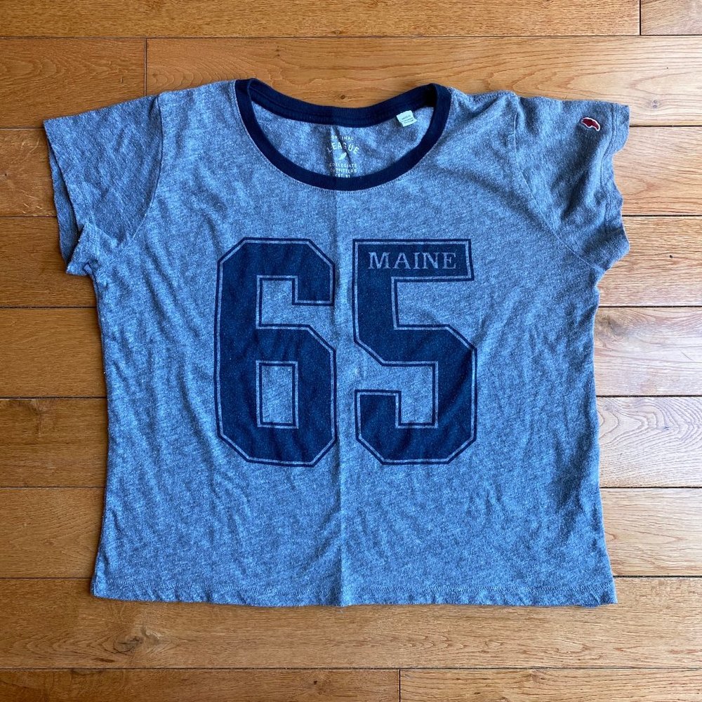 League UMaine Crop Tee